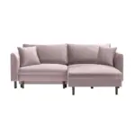 XXXLutz Lauterach - Ihr Möbelhaus bei Bregenz Ecksofa in Velours Rosa