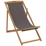 XXXLutz Lauterach - Ihr Möbelhaus bei Bregenz Strandsessel in Holz, Textil Akaziefarben, Dunkelgrau
