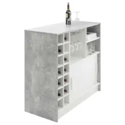 Bartisch in Metall, Holzwerkstoff 110/48/100 cm