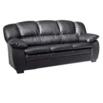 XXXLutz Lauterach - Ihr Möbelhaus bei Bregenz Dreisitzer-Sofa in Lederlook Schwarz