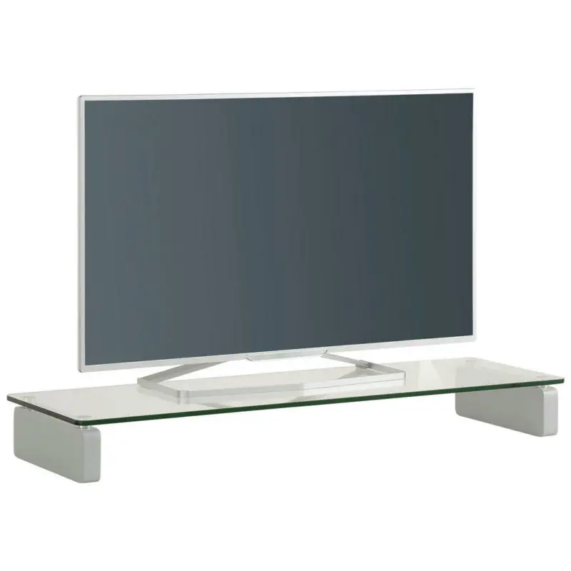 Tv-Aufsatz in Klar, Alufarben