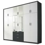 XXXLutz Lauterach - Ihr Möbelhaus bei Bregenz Drehtürenschrank in Grau, Klar, Weiß