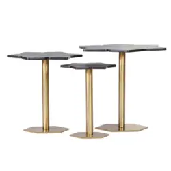 Beistelltischset in Holz 40/40/52 cm