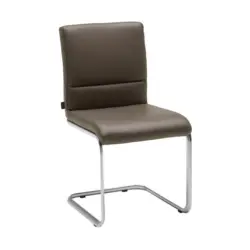 Schwingstuhl in Stahl Velours