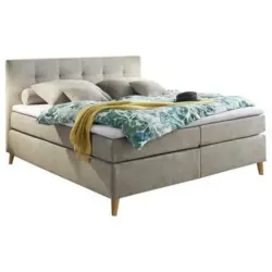 Boxspringbett 180/200 cm in Sandfarben