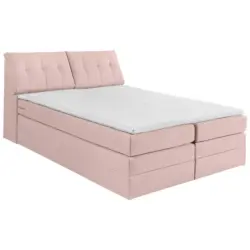 Boxspringbett 180/200 cm in Rosa