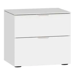 Nachtkästchen in Weiß