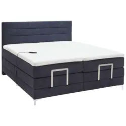 Boxspringbett 180/200 cm in Dunkelblau