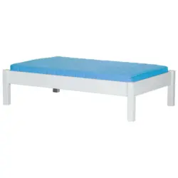 Bett 90/200 cm in Hellgrau