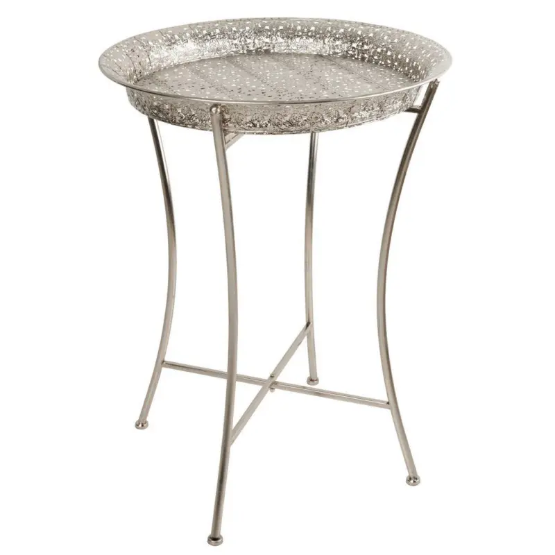 Beistelltisch in Metall 48/48/64 cm