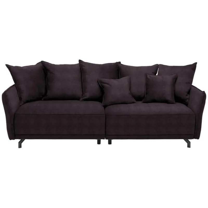 Bigsofa in Velours Lila