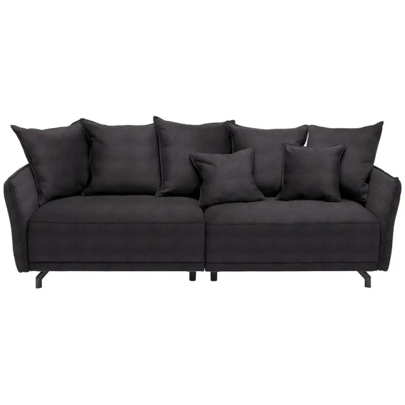 Bigsofa in Velours Braun