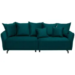 Bigsofa in Velours Petrol