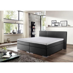 Boxspringbett 160/200 cm in Schwarz