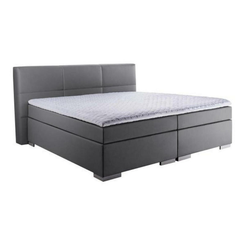 Boxspringbett 160/200 cm in Grau