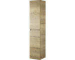Hornbach Hochschrank Sanox Frozen mit 2 Türen 170x35x35 cm eiche