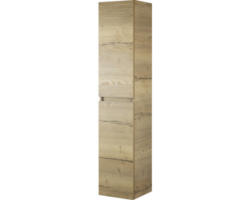 Hochschrank Sanox Frozen mit 2 Türen 170x35x35 cm eiche