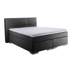 Boxspringbett 120/200 cm in Schwarz