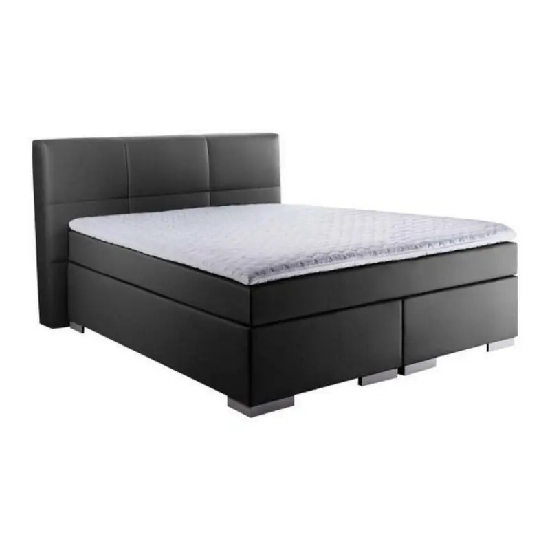 Boxspringbett 120/200 cm in Schwarz