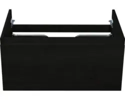 Waschbeckenunterschrank Sanox Frozen 40x80x45 cm ohne Waschbecken black oak