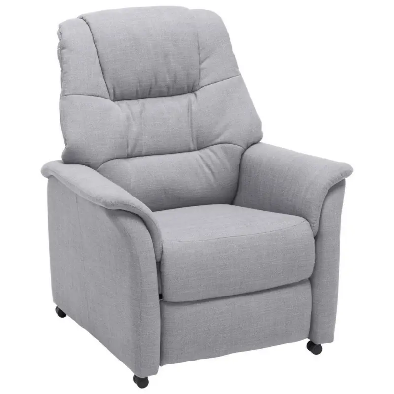 Fernsehsessel in Flachgewebe Grau