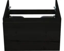 Waschbeckenunterschrank Sanox Frozen 40x60x45 cm ohne Waschbecken black oak