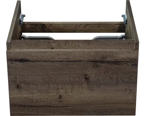 Waschbeckenunterschrank Sanox Frozen 40x60x45 cm ohne Waschbecken tabacco