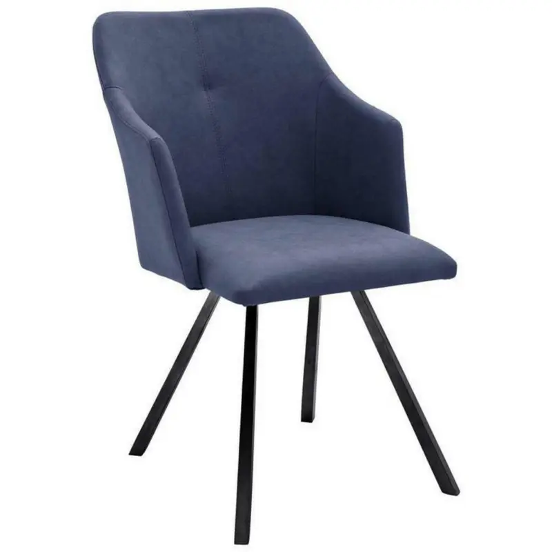 Stuhl in Eisen Lederlook