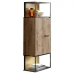 XXXLutz Lauterach - Ihr M&ouml;belhaus bei Bregenz Vitrine in Graphitfarben, Eichefarben