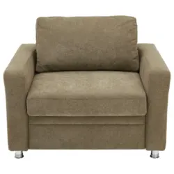 Schlafsessel in Flachgewebe Dunkelgrün