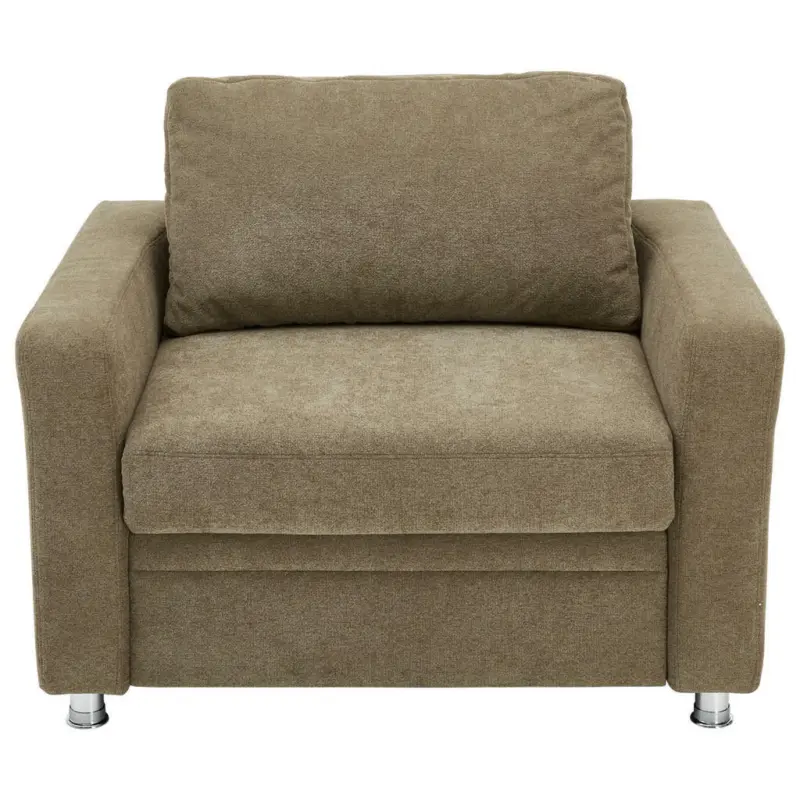 Schlafsessel in Flachgewebe Dunkelgrün