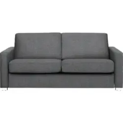 Schlafsofa in Webstoff Grau