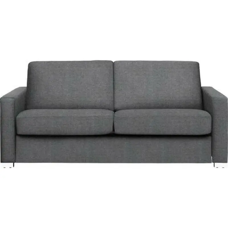Schlafsofa in Webstoff Grau