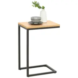 Beistelltisch in Holz, Metall, Holzwerkstoff 40/30/60 cm