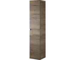 Hochschrank Sanox Frozen 170x35x35 cm mit 2 Türen tabacco