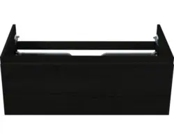 Waschbeckenunterschrank Sanox Frozen 40x100x45 cm ohne Waschbecken black oak
