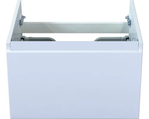 Waschbeckenunterschrank Sanox Frozen 40x60x45 cm ohne Waschbecken weiß hochglanz