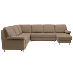 Wohnlandschaft in Braun