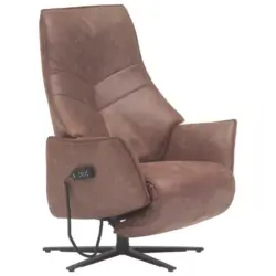 Relaxsessel in Textil Braun