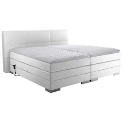 Boxspringbett 180/200 cm in Weiß