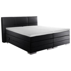 Boxspringbett 160/200 cm in Schwarz