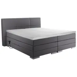 Boxspringbett 160/200 cm in Grau