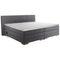 Boxspringbett 200/200 cm in Grau