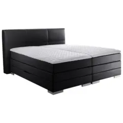 Boxspringbett 160/200 cm in Schwarz