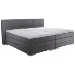 Boxspringbett 200/200 cm in Grau
