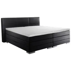 Boxspringbett 180/200 cm in Schwarz