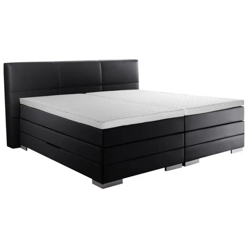 Boxspringbett 180/200 cm in Schwarz