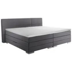 Boxspringbett 200/200 cm in Grau