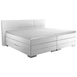 Boxspringbett 200/200 cm in Weiß