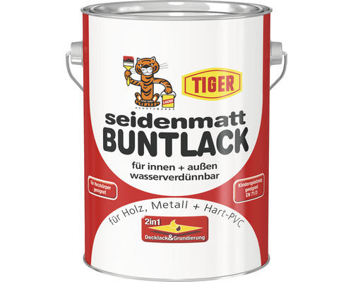 Tiger seidenmatt Buntlack farblos 2,5 l